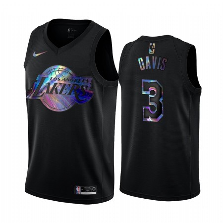 Maillot Basket Los Angeles Lakers Anthony Davis 3 Iridescent HWC Collection Swingman - Homme